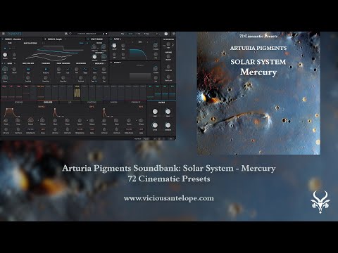 Arturia Pigments Presets | Vicious Antelope - Solar System: Mercury synth soundbank