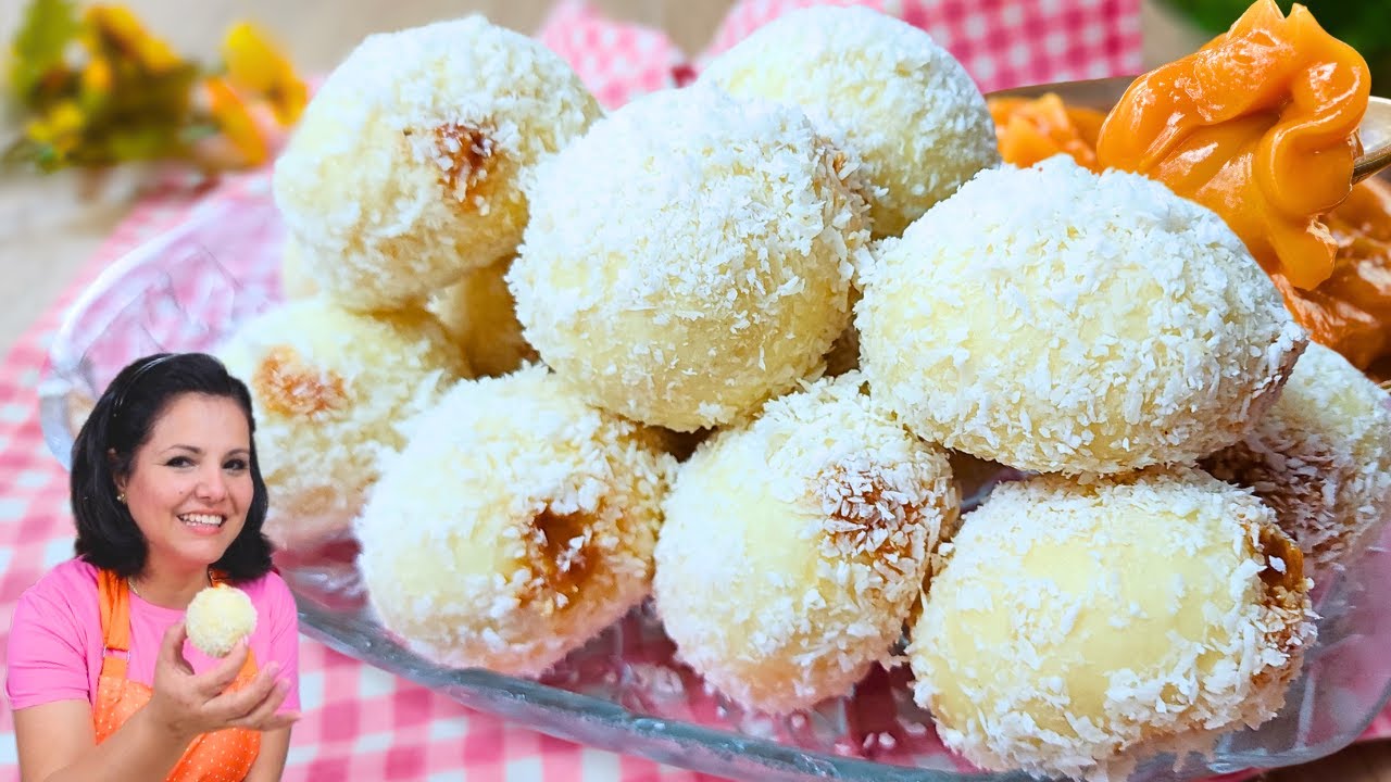 SUPER FOFINHO! Pão lua de mel fofinho recheado com doce de leite