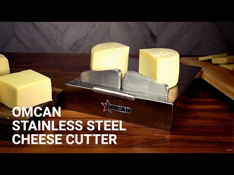 Video thumbnail for 14″ x 11″ Manual Cheese Cutter, Stainless Steel