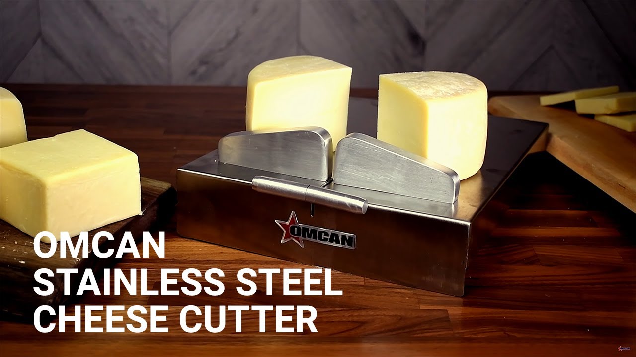 Video thumbnail for 14″ x 11″ Manual Cheese Cutter, Stainless Steel