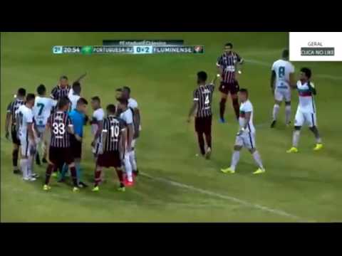 Fluminense 3 x 0 Portuguesa RJ  Gols  Melhores Momentos  Carioca 2017.