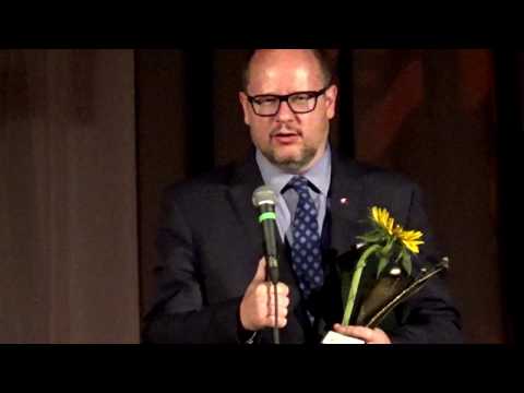 Paweł Adamowicz odebrał nagrodę  Burmistrza Nowego Dworu Gdańskiego 2017 - 09.06.2017