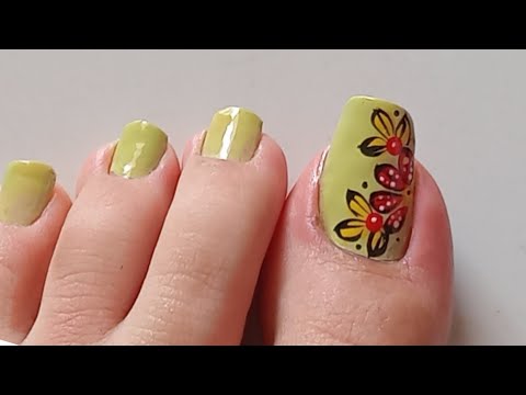 TOENAIL ! Diseño de uñas para pies elegantes♥️  Uñas 2024 Tendencia