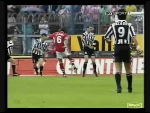 Calori gol ; Perugia-Juventus-1-0 14 maggio 2000