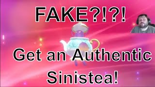 FAKE? How to get an Authentic Sinistea! Where to get Cracked/Chipped Pot to evolve into Polteageist!