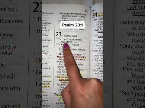 God Provides Your Needs! The Lord Is My Shepherd — Psalm 23:1 🐑✨