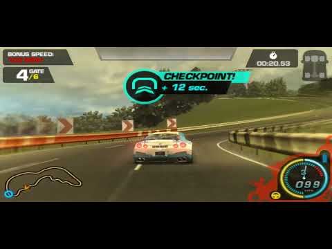 NFS Prostreet PSP - Autobahn Grip Event 5 Gameplay(PPSSPP HD)