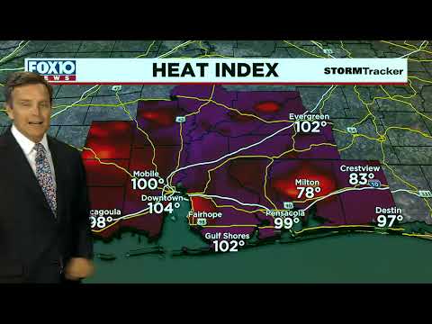 Weather Outlook for Monday, June 20, 2022, from FOX10 News