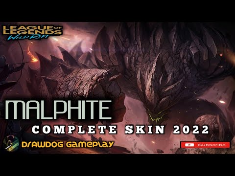 Malphite | Complete Skin 2022 | League of Legends Wild Rift | Riot Games