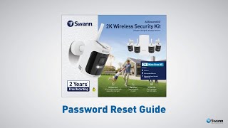 Swann AllSecure Password Reset Tutorial