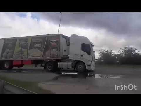 CAMIONES EN RN19 , SAN FRANCISCO , CORDOBA , ARGENTINA , VIDEO 288