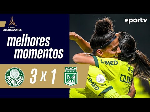 Gols e lances de Palmeiras x Atlético Nacional
