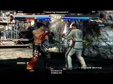 Pub Brawl 2 - TTT2 - Nimra (Hwoarang/Baek) vs LOC (Feng/Hwoarang and Jin)