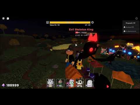 I beat Halloween havoc medium in tower heroes