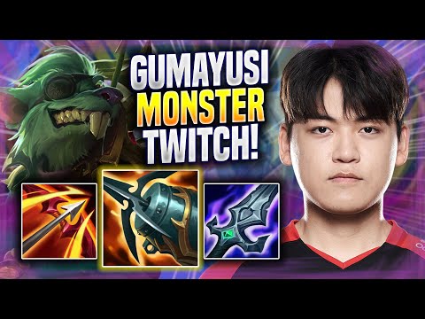 GUMAYUSI IS A MONSTER WITH TWITCH! - T1 Gumayusi Plays Twitch ADC vs Lucian! | Season 2022