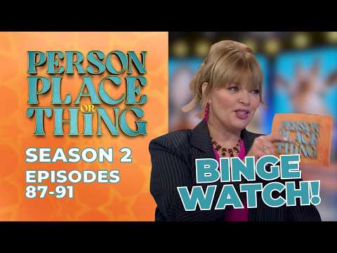 Season 2 MARATHON! Episodes 87-91 | Person Place or Thing Game Show with Melissa Peterman
