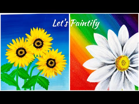 6 Easy Flower Painting Ideas for beginners