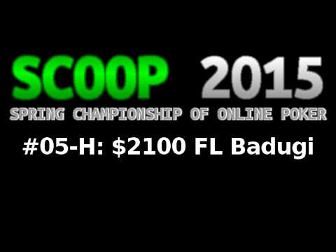 [SCOOP 2015] Event #05-H: $2,100 FL Badugi, $50K Gtd