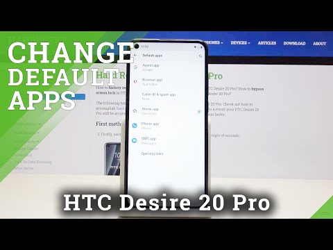 How to Manage Browser Settings in HTC Desire 20 Pro - Set Up Default Browser