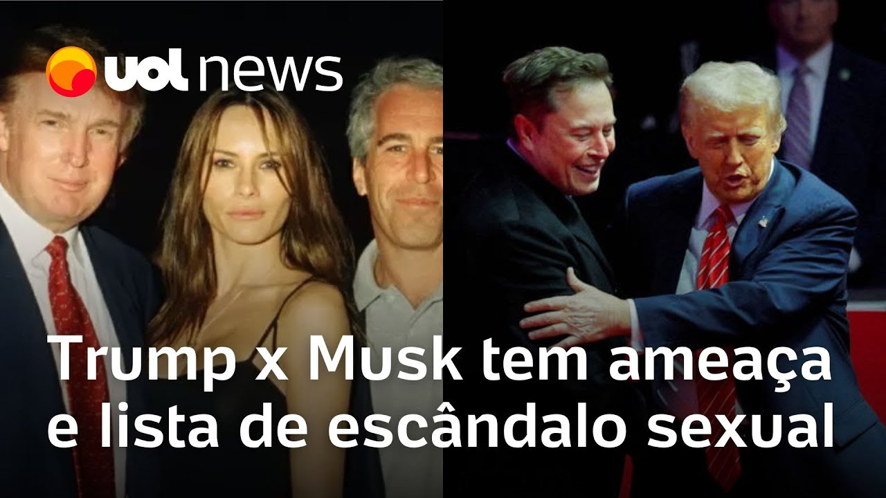 Trump ameaça romper contratos com Musk, e bilionário liga presidente a escândalo sexual