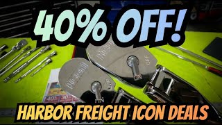 Harbor Freight  Tool Deals 🛠 ICON G2 Ratchets Review & Lineup