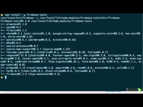Learning Firebase Whitelisting Domains and the Firebase Command line Tools | packtpub com