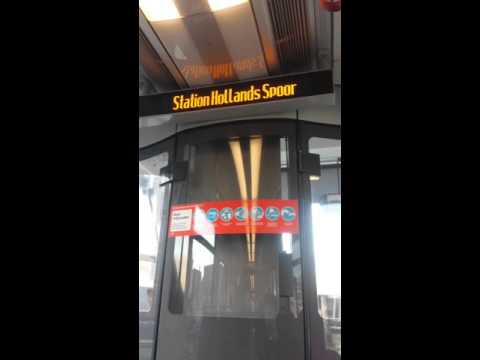 HTM R-NET Tramlijn 11 Scheveningen Haven-Strand - Station Hollands Spoor Siemens Avenio 5015