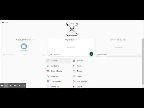 Bristol Rowing Website - Setting Your Availability