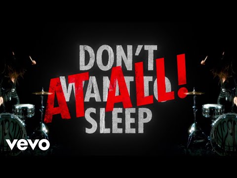 Måneskin - DON'T WANNA SLEEP (Lyric Video)