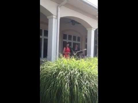 Angie Fisher & Nick Nylen of The Pirouettes perform at Anna Beth & Troy McKeown's Wedding