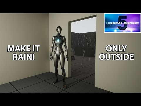 [UE5 Niagara] How to make RAIN detect COLLISIONS in 5 mins!