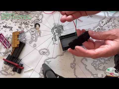 Alfa Romeo 4C Conectores BOSCH ECU MED17.3.3 pin a pin para simulaciones