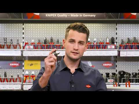 Vamzdinės replės KNIPEX Cobra XS 8700 100mm video
