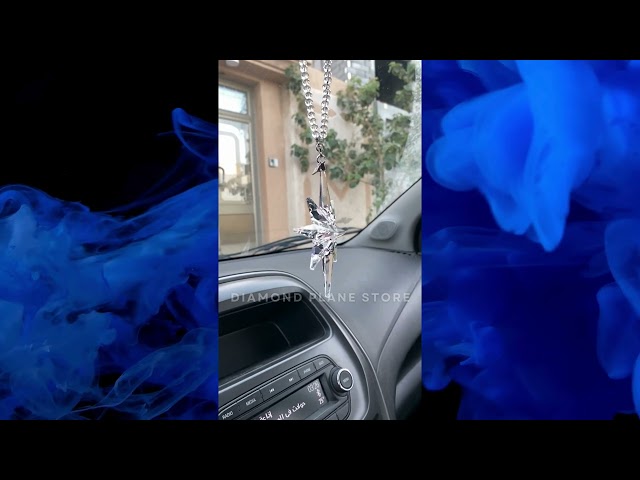 تعليقة كريستال للسيارة بشكل بوصلة