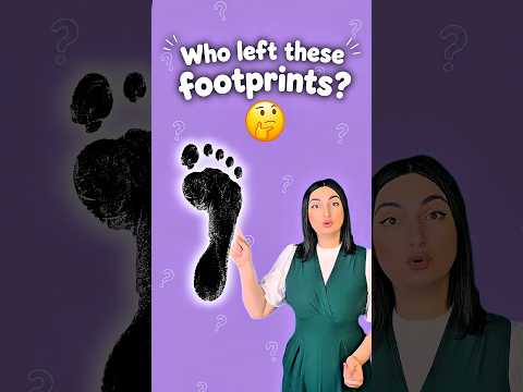 👣 Guess footprints with fun animals! 🐶🐱 Learn & play! #Kids #Animals 🌟