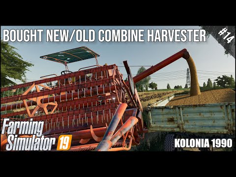 Bought my NEW / OLD Combine! ★ Farming Simulator 19 Timelapse ★ Kolonia 1990 ★ Episode  #14
