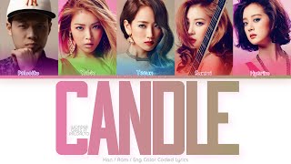 Wonder Girls (원더걸스) ft. PALOALTO Candle Color Coded Lyrics (Han/Rom/Eng)