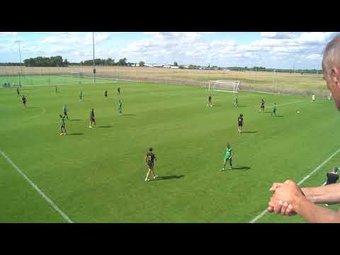 Legia U17 - Warta Poznań U17 (2007 i mł.), II poł., sparing lato 2023 r.