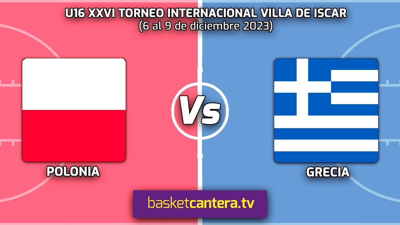 U16M.  POLONIA vs GRECIA. 3/4 puesto. Torneo Internacional 