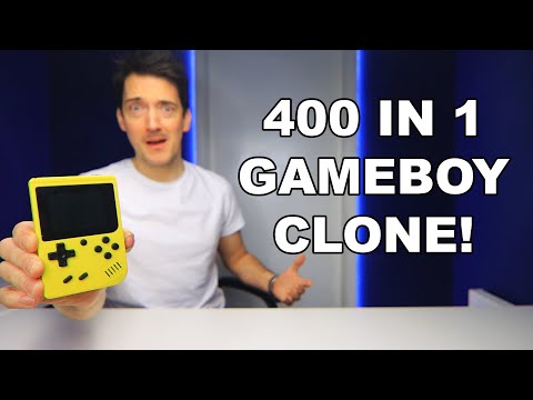 THE 400 in 1 PORTABLE RETRO GAMING CONSOLE REVIEW!!!