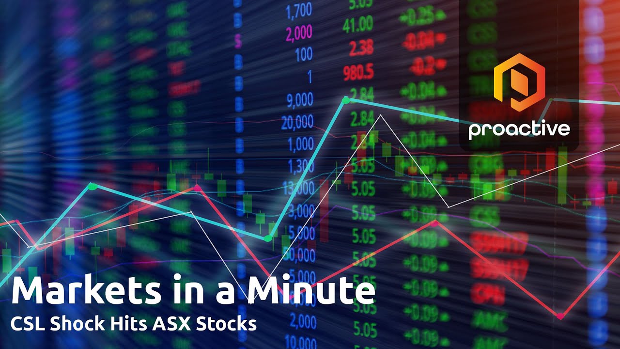 MarketsinaMinute: Healthcare rout drags ASX 200 lower as CSL slumps 17%