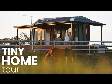Twin Tiny House Tour in Yamba | 17sqm / 180sqft Farm Stay NSW | Australia Airbnb