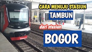 Download lagu CARA NAIK KRL | CARA MENUJU STASIUN TAMBUN DARI STASIUN BOGOR  mp3