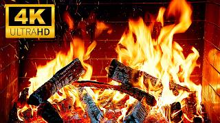 🔥 Relaxing Night with Crackling Fire Sounds & Fireplace | Cozy Fireplace Ambience for Study, Focus