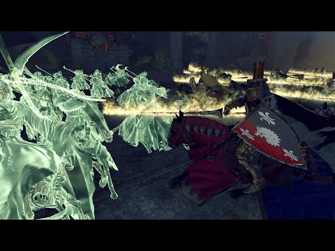 Total War Warhammer 1v1: Grail Knights vs Hexwraiths