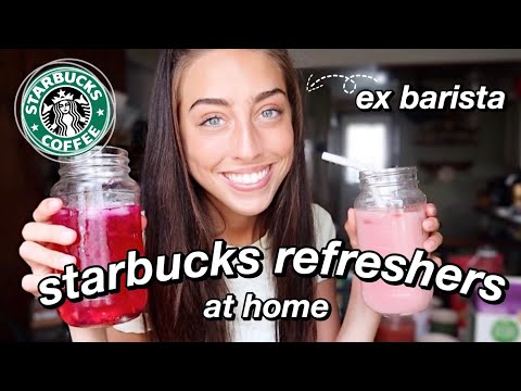 How To Make Starbucks Refreshers at home (revisited): by an ex-barista