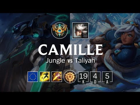 Camille Jungle vs Taliyah - EUW Challenger Patch 8.22
