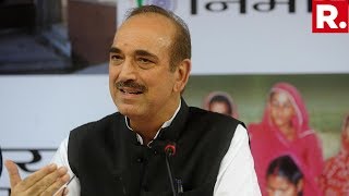 Congress Leader Ghulam Nabi Azad Speaks To Republic TV, Says 'Haryana Has Rejected BJP'
