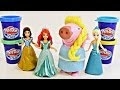 Peppa Pig Play Doh Plus Disney Princess Makeover ...