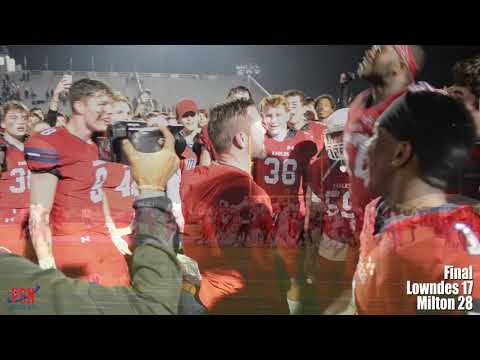 Milton Downs Lowndes 28-17, Advances To GHSA 7A Football Title Game